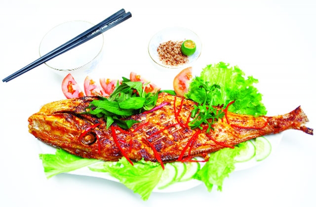 Cá da bò muối ớt nướng giấy bạc